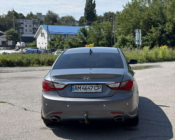 Сірий Хендай Соната, об'ємом двигуна 2.4 л та пробігом 200 тис. км за 7700 $, фото 2 на Automoto.ua