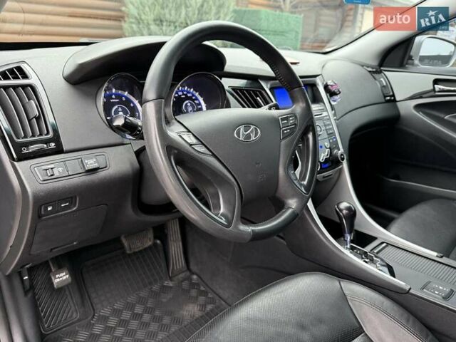 Серый Хендай Соната, объемом двигателя 2.36 л и пробегом 187 тыс. км за 9400 $, фото 45 на Automoto.ua