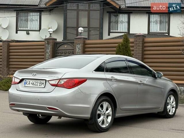 Серый Хендай Соната, объемом двигателя 2.36 л и пробегом 187 тыс. км за 9400 $, фото 32 на Automoto.ua