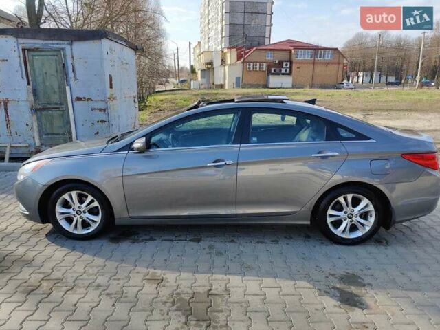 Серый Хендай Соната, объемом двигателя 2.4 л и пробегом 170 тыс. км за 9200 $, фото 3 на Automoto.ua