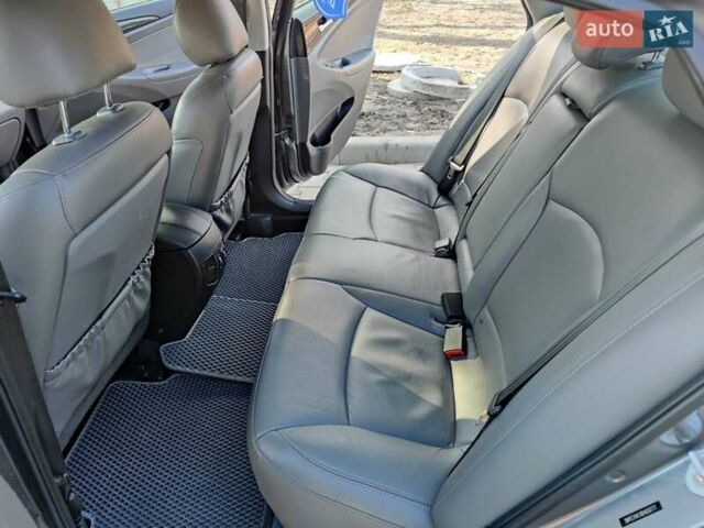 Серый Хендай Соната, объемом двигателя 2.4 л и пробегом 170 тыс. км за 9200 $, фото 14 на Automoto.ua