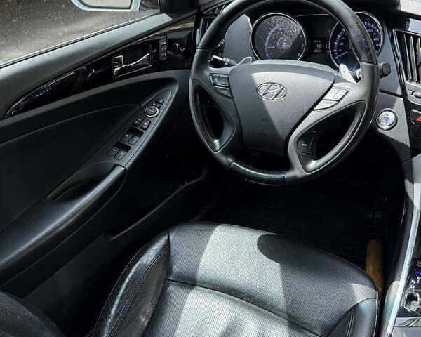 Серый Хендай Соната, объемом двигателя 2.4 л и пробегом 209 тыс. км за 12700 $, фото 12 на Automoto.ua