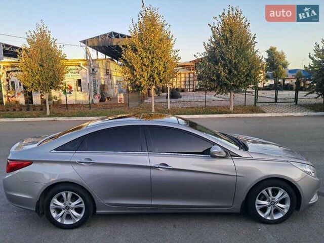 Серый Хендай Соната, объемом двигателя 2.36 л и пробегом 255 тыс. км за 9800 $, фото 7 на Automoto.ua