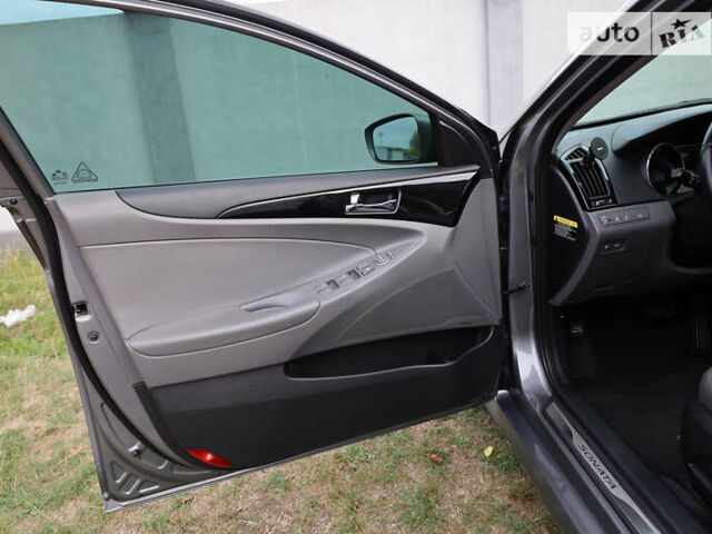 Серый Хендай Соната, объемом двигателя 2.36 л и пробегом 165 тыс. км за 9000 $, фото 24 на Automoto.ua