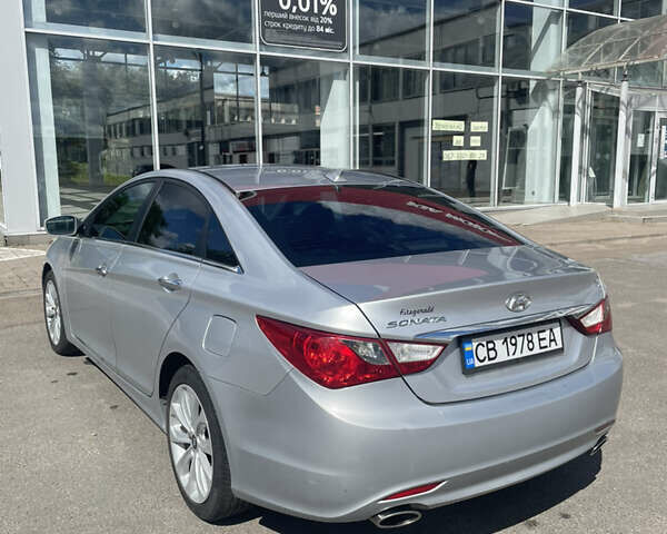 Серый Хендай Соната, объемом двигателя 2.4 л и пробегом 210 тыс. км за 7200 $, фото 5 на Automoto.ua