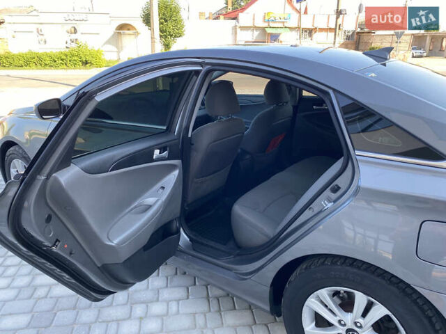 Серый Хендай Соната, объемом двигателя 2.36 л и пробегом 200 тыс. км за 9300 $, фото 27 на Automoto.ua