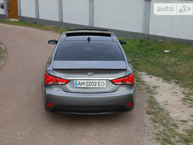 Серый Хендай Соната, объемом двигателя 2.36 л и пробегом 165 тыс. км за 9000 $, фото 10 на Automoto.ua
