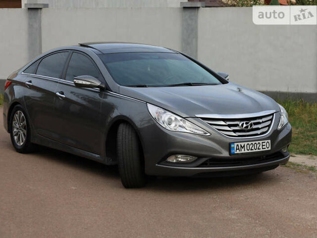 Серый Хендай Соната, объемом двигателя 2.36 л и пробегом 165 тыс. км за 9000 $, фото 1 на Automoto.ua