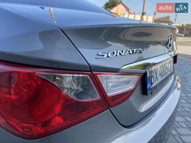Серый Хендай Соната, объемом двигателя 2.36 л и пробегом 200 тыс. км за 9300 $, фото 22 на Automoto.ua