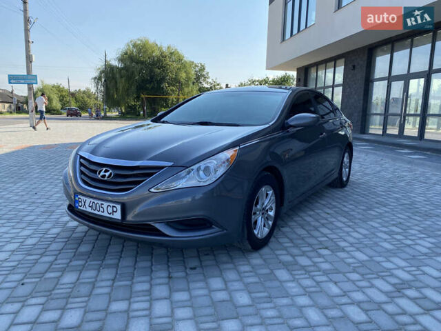 Серый Хендай Соната, объемом двигателя 2.36 л и пробегом 200 тыс. км за 9300 $, фото 17 на Automoto.ua