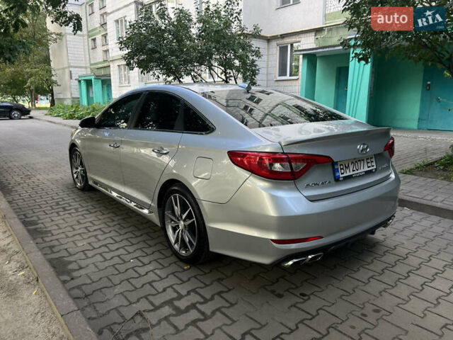 Серый Хендай Соната, объемом двигателя 2 л и пробегом 138 тыс. км за 10899 $, фото 6 на Automoto.ua