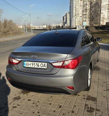 Серый Хендай Соната, объемом двигателя 2.4 л и пробегом 268 тыс. км за 7500 $, фото 2 на Automoto.ua