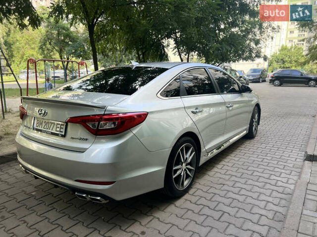 Серый Хендай Соната, объемом двигателя 2 л и пробегом 138 тыс. км за 10899 $, фото 9 на Automoto.ua