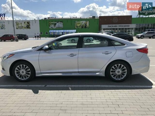 Серый Хендай Соната, объемом двигателя 2.36 л и пробегом 134 тыс. км за 11500 $, фото 5 на Automoto.ua