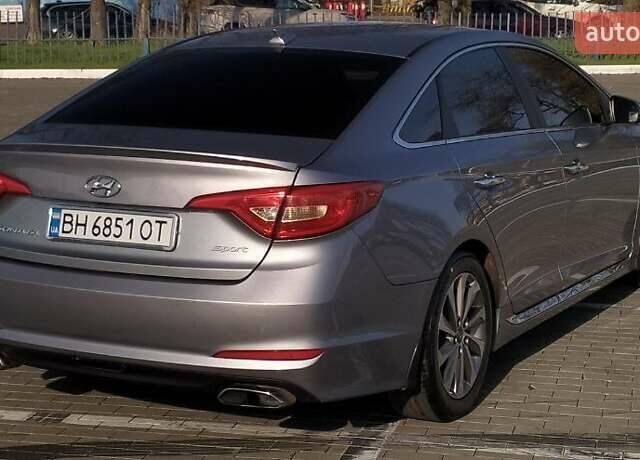 Серый Хендай Соната, объемом двигателя 2.36 л и пробегом 105 тыс. км за 11300 $, фото 21 на Automoto.ua