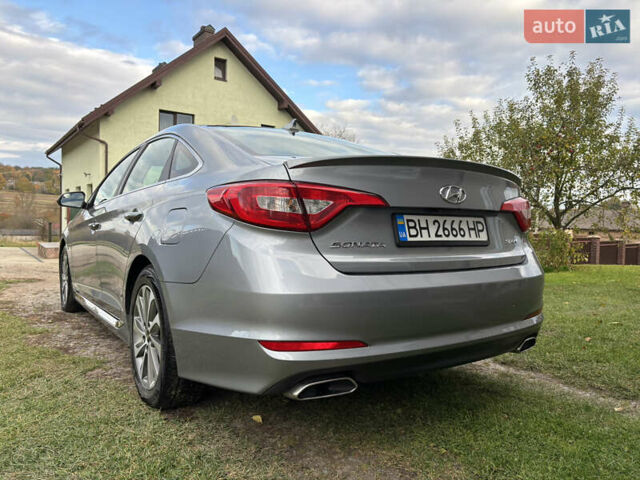 Серый Хендай Соната, объемом двигателя 2.36 л и пробегом 100 тыс. км за 9000 $, фото 6 на Automoto.ua