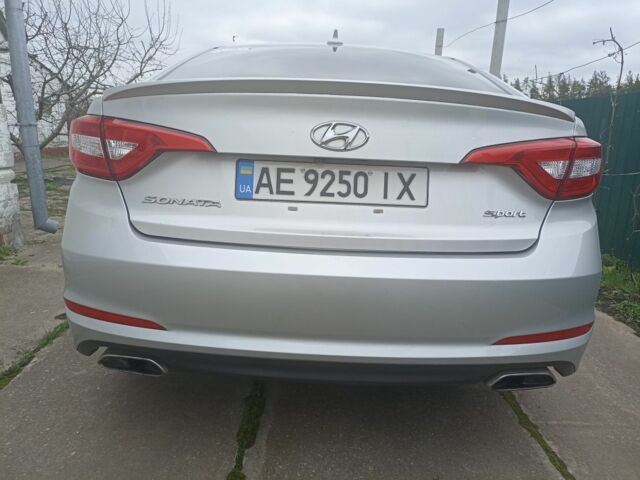 Серый Хендай Соната, объемом двигателя 2.4 л и пробегом 70 тыс. км за 11000 $, фото 13 на Automoto.ua