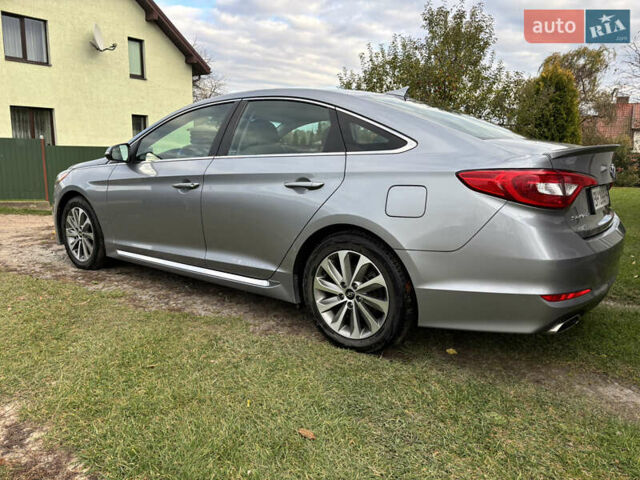Серый Хендай Соната, объемом двигателя 2.36 л и пробегом 100 тыс. км за 9000 $, фото 7 на Automoto.ua