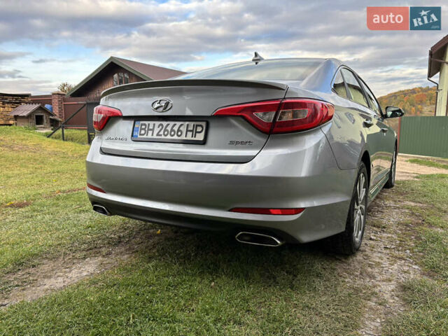Серый Хендай Соната, объемом двигателя 2.36 л и пробегом 100 тыс. км за 9000 $, фото 5 на Automoto.ua