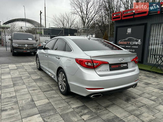 Серый Хендай Соната, объемом двигателя 2.36 л и пробегом 110 тыс. км за 9999 $, фото 15 на Automoto.ua