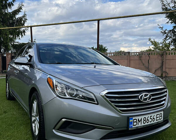 Серый Хендай Соната, объемом двигателя 2.36 л и пробегом 174 тыс. км за 10600 $, фото 5 на Automoto.ua