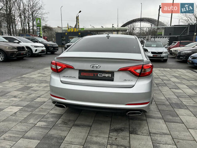 Серый Хендай Соната, объемом двигателя 2.36 л и пробегом 110 тыс. км за 9999 $, фото 12 на Automoto.ua