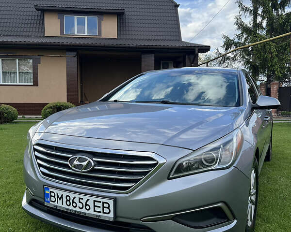 Серый Хендай Соната, объемом двигателя 2.36 л и пробегом 174 тыс. км за 10600 $, фото 1 на Automoto.ua