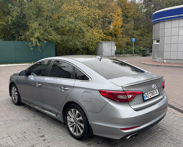 Хендай Соната 2015 в Киеве на Automoto.ua Серый Хендай Соната, объемом двигателя 2.36 л и пробегом 160 тыс. км за 10000 $, фото 5 на Automoto.ua