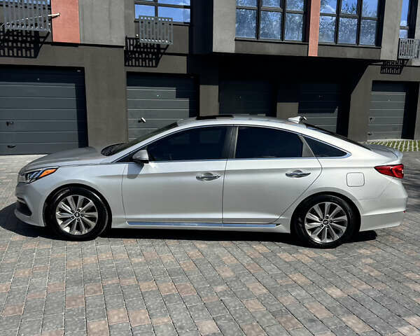 Серый Хендай Соната, объемом двигателя 2.36 л и пробегом 280 тыс. км за 10500 $, фото 2 на Automoto.ua