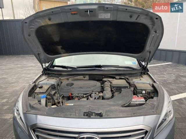 Серый Хендай Соната, объемом двигателя 2.36 л и пробегом 177 тыс. км за 10950 $, фото 19 на Automoto.ua