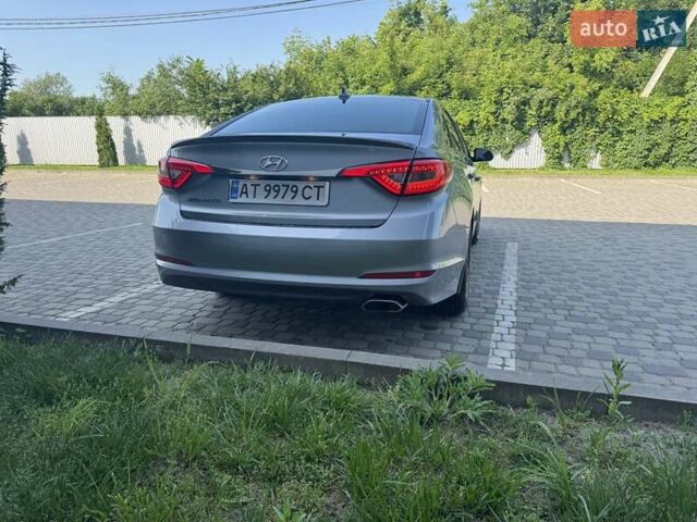 Серый Хендай Соната, объемом двигателя 2.36 л и пробегом 89 тыс. км за 14200 $, фото 1 на Automoto.ua