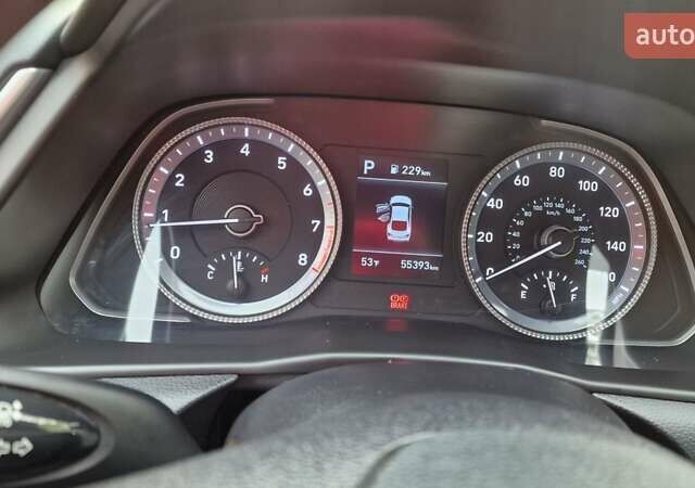 Серый Хендай Соната, объемом двигателя 2.5 л и пробегом 55 тыс. км за 17999 $, фото 9 на Automoto.ua