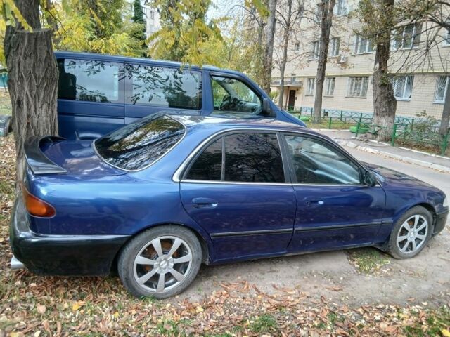 Синий Хендай Соната, объемом двигателя 3 л и пробегом 200 тыс. км за 1000 $, фото 4 на Automoto.ua