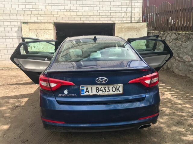 Синий Хендай Соната, объемом двигателя 2.4 л и пробегом 140 тыс. км за 9000 $, фото 7 на Automoto.ua
