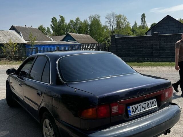 Синий Хендай Соната, объемом двигателя 2 л и пробегом 140 тыс. км за 1400 $, фото 6 на Automoto.ua