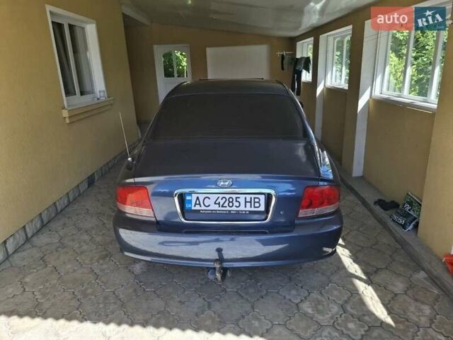 Синій Хендай Соната, об'ємом двигуна 2 л та пробігом 325 тис. км за 3700 $, фото 2 на Automoto.ua