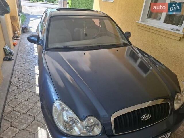 Синій Хендай Соната, об'ємом двигуна 2 л та пробігом 325 тис. км за 3700 $, фото 3 на Automoto.ua