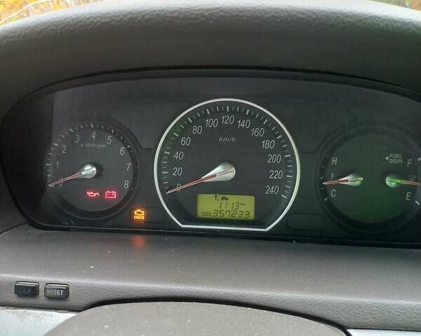 Синий Хендай Соната, объемом двигателя 2.36 л и пробегом 357 тыс. км за 4400 $, фото 1 на Automoto.ua