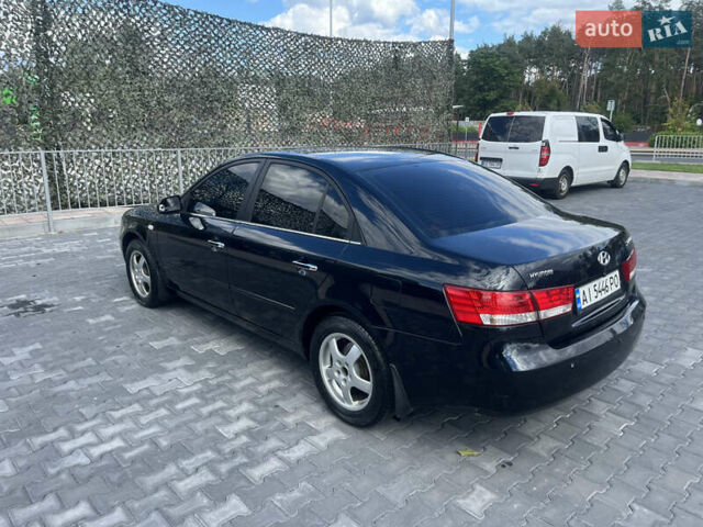 Синий Хендай Соната, объемом двигателя 2.36 л и пробегом 345 тыс. км за 5999 $, фото 6 на Automoto.ua