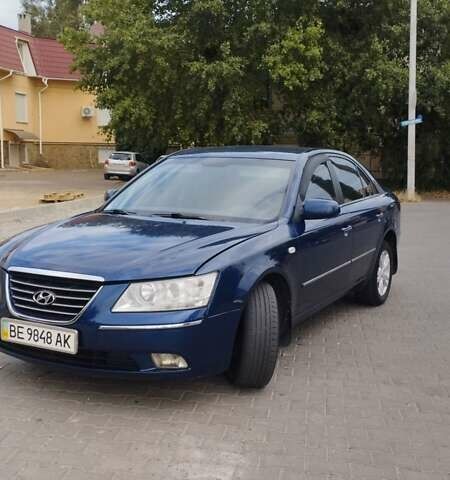 Синий Хендай Соната, объемом двигателя 2 л и пробегом 340 тыс. км за 5650 $, фото 8 на Automoto.ua