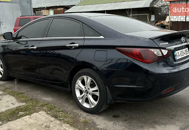 Синій Хендай Соната, об'ємом двигуна 2.4 л та пробігом 250 тис. км за 8000 $, фото 1 на Automoto.ua