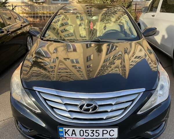 Синий Хендай Соната, объемом двигателя 2.36 л и пробегом 230 тыс. км за 7799 $, фото 1 на Automoto.ua