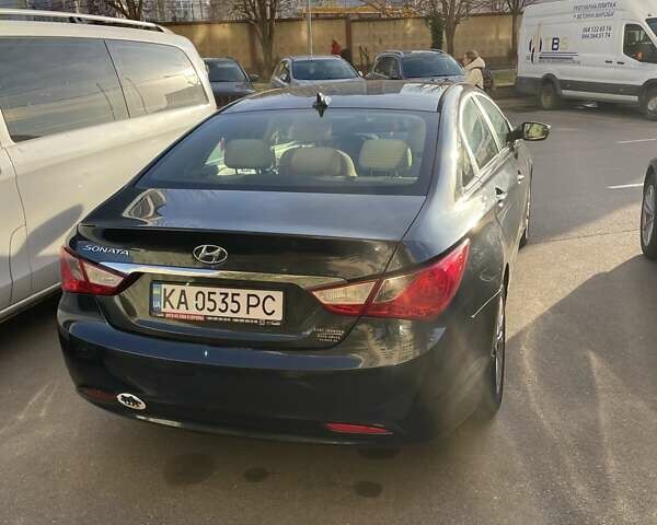 Синий Хендай Соната, объемом двигателя 2.36 л и пробегом 230 тыс. км за 7799 $, фото 3 на Automoto.ua