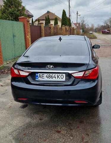 Синий Хендай Соната, объемом двигателя 2.36 л и пробегом 185 тыс. км за 7300 $, фото 3 на Automoto.ua