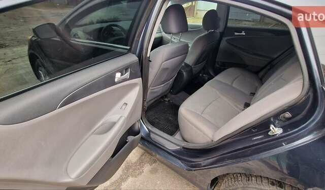 Синий Хендай Соната, объемом двигателя 2.36 л и пробегом 185 тыс. км за 7300 $, фото 9 на Automoto.ua