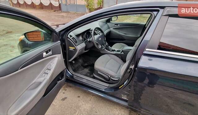 Синий Хендай Соната, объемом двигателя 2.36 л и пробегом 185 тыс. км за 7300 $, фото 7 на Automoto.ua