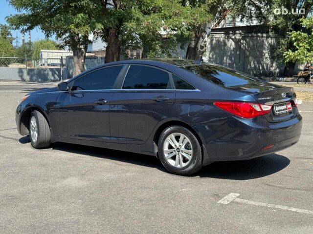 Синий Хендай Соната, объемом двигателя 2.4 л и пробегом 130 тыс. км за 7990 $, фото 2 на Automoto.ua