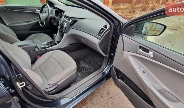 Синий Хендай Соната, объемом двигателя 2.36 л и пробегом 185 тыс. км за 7300 $, фото 13 на Automoto.ua