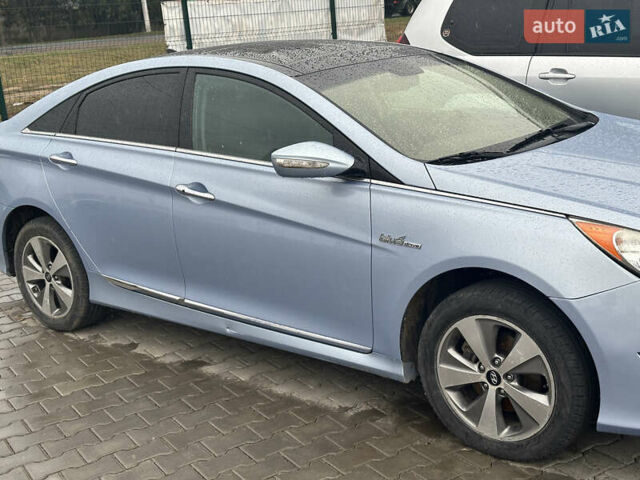 Синий Хендай Соната, объемом двигателя 2.36 л и пробегом 140 тыс. км за 9800 $, фото 1 на Automoto.ua
