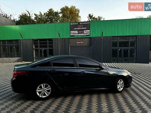 Синий Хендай Соната, объемом двигателя 2.4 л и пробегом 63 тыс. км за 9000 $, фото 3 на Automoto.ua